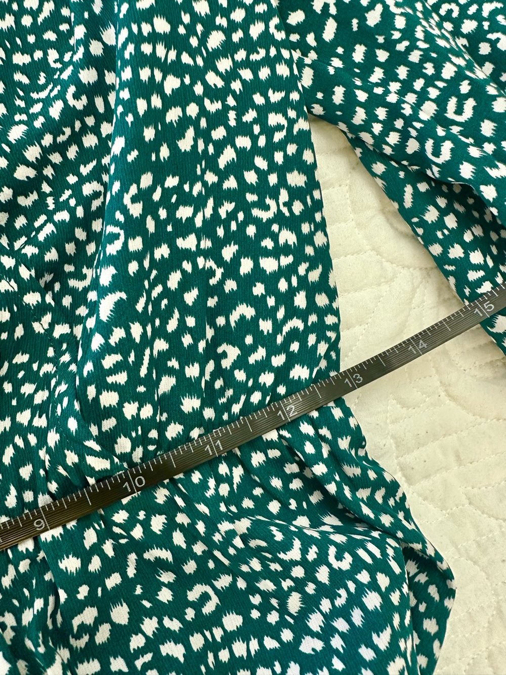 PrettyGarden Women Dark Green Polyester V Neck Long Sleeve Floral Maxi Dress S - Picture 9 of 13